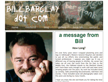 Tablet Screenshot of billbarclay.com